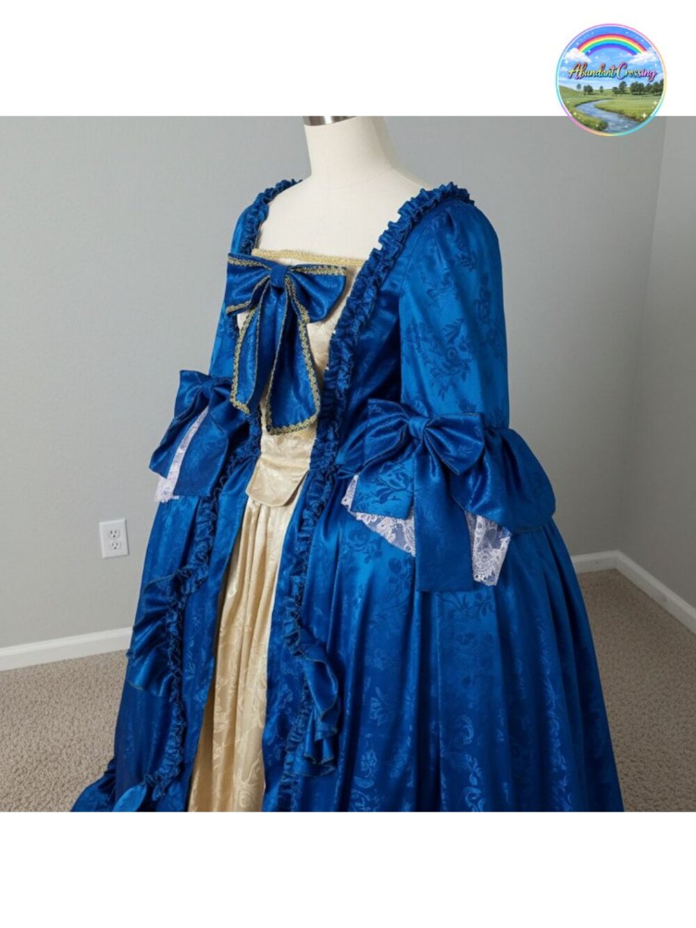 Rococo Marie Antoinette Victorian Ball Gown Satin Costume